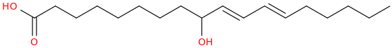 10,12 octadecadienoic acid, 9 hydroxy 